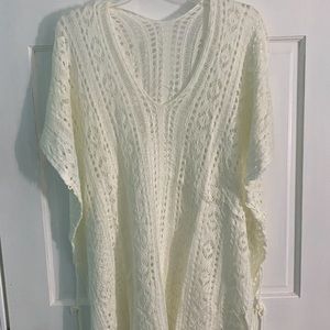 Cream Beach Coverup